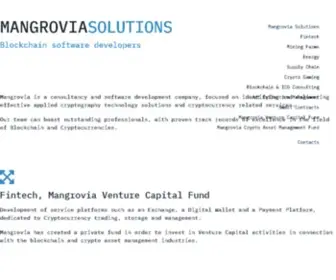 Mangrovia.solutions(MANGROVIA Blockchain Solutions) Screenshot