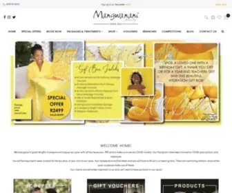 Mangwanani.co.za(The Original African Spa) Screenshot