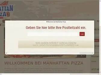 Manhattan-Pizza.de(Pizza und pasta in berlin ✓ pizza) Screenshot