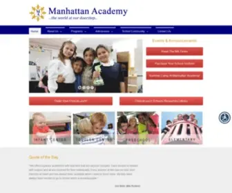 Manhattanacademy.com(Manhattan Academy) Screenshot