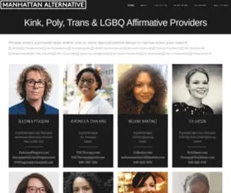 Manhattanalternative.com(Manhattan Alternative) Screenshot