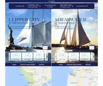 Manhattanbysail.com(Manhattan Boat Tour) Screenshot
