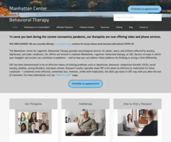 Manhattancbt.com(The Manhattan Center for CBT) Screenshot