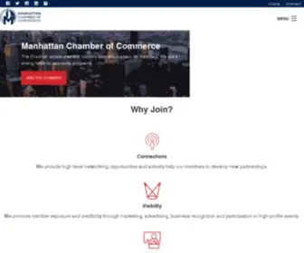 Manhattancc.org(Manhattan Chamber of Commerce) Screenshot