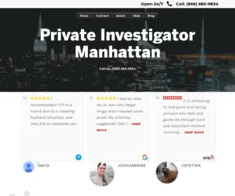 Manhattanfly.com(BEST-RATED Private Investigator in Manhattan NYC) Screenshot