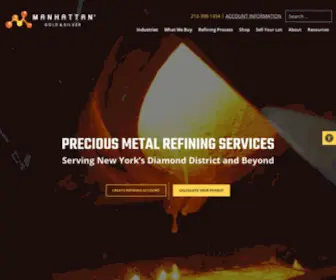 Manhattangold.com(Manhattan Gold & Silver) Screenshot