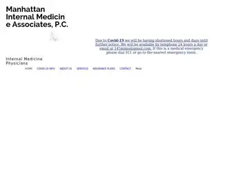 Manhattanmedicine.net(New York) Screenshot