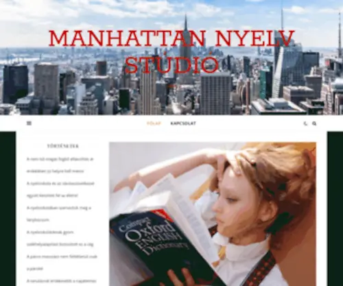 Manhattannyelvstudio.hu(Manhattan Nyelv Stúdió) Screenshot