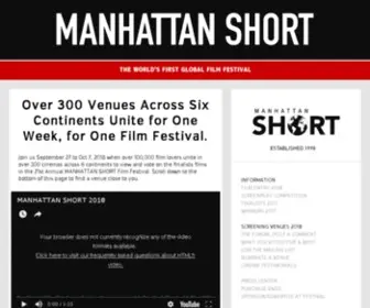 Manhattanshort.com(Manhattan Short) Screenshot