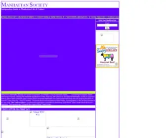 Manhattansociety.com(MANHATTAN SOCIETY) Screenshot
