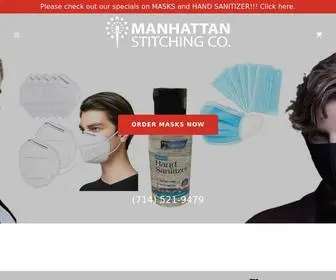 Manhattanstitching.com(Manhattan Stitching Company) Screenshot