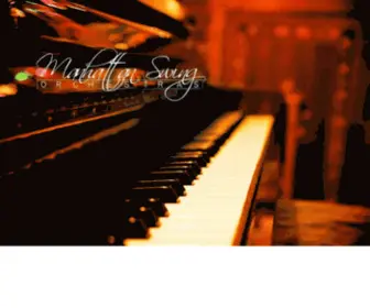 Manhattanswing.com(Fine music for weddings) Screenshot