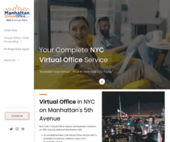 Manhattanvirtualoffice.com(New York Virtual Office) Screenshot
