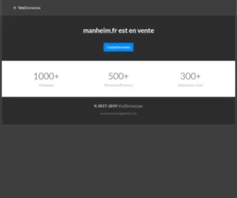 Manheim.fr(Est en vente) Screenshot
