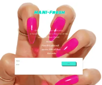 Mani-Fresh.com(Press On Nails) Screenshot