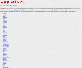 Maniac.com(WEB MANIAC) Screenshot