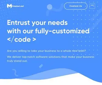 Maniaci.net(Web Solutions For Everyone) Screenshot