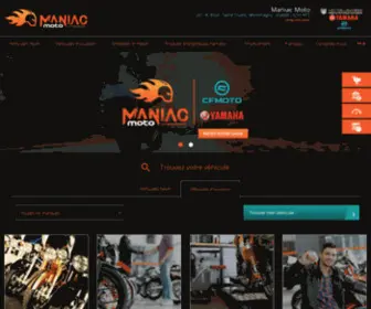 Maniacmoto.ca(Maniac Moto) Screenshot