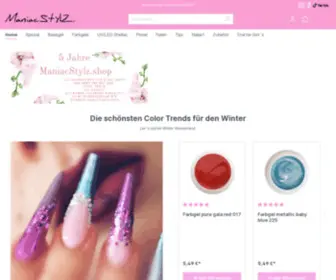 Maniacstylz.shop(Dein Onlineshop für Nageldesign & NailArt) Screenshot