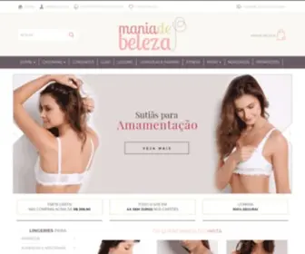 Maniadebeleza.com.br(Mania de Beleza Lingeries) Screenshot