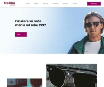 Maniashop.sk(Slnečné okuliare) Screenshot