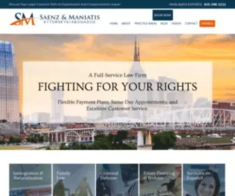 Maniatislawoffice.com(Nashville Immigration Lawyers) Screenshot