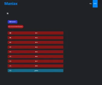 Maniax.ru(Maniax) Screenshot