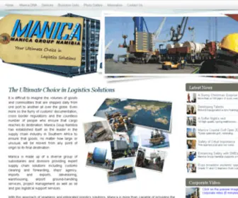 Manica.com.na(Manica Group Namibia) Screenshot