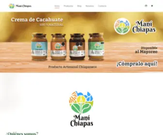 Manichiapas.com.mx(Mani Chiapas) Screenshot