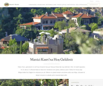 Manicikasri.com(Manici Kasrı Otel) Screenshot