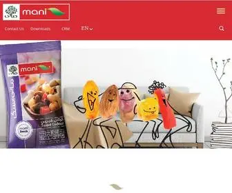 Manicompany.com(Natural and Healthy Daily Snack) Screenshot