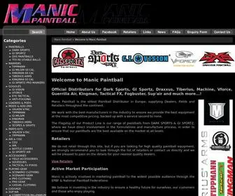 ManicPaintball.com(Manic Paintball) Screenshot