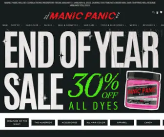 ManicPanic.com(Leaders in Creative Hair Color for over 40 years. Always Vegan & Cruelty Free. Manic Panic) Screenshot