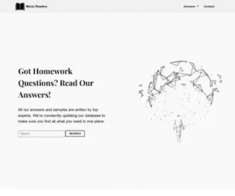 Manicreaders.com(Best Homework Answers & Solutions For Students) Screenshot