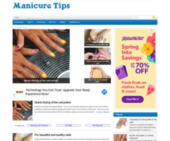 Manicuretips.net(Manicure Tips) Screenshot