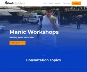 Manicworkshops.com(Manic Workshops) Screenshot