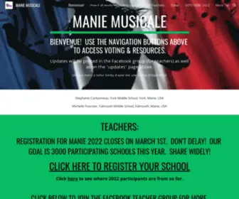 Maniemusicale.info(MANIE MUSICALE) Screenshot