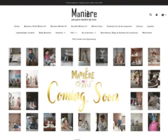 Maniere.com(Maniere) Screenshot