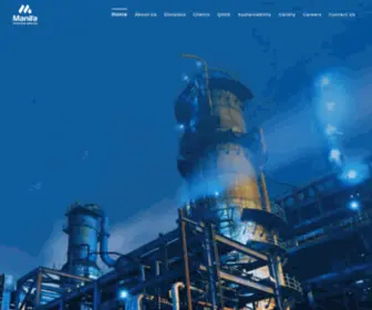 Manifa.com(Leading Oil & Gas Company) Screenshot