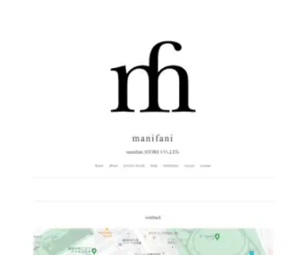 Manifani.com(Manifani STORE CO) Screenshot