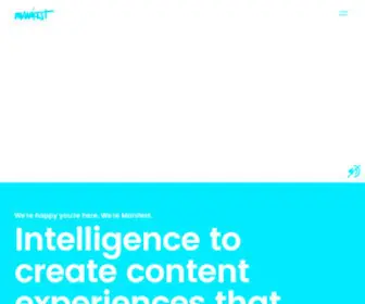 Manifest.com(Content Marketing Agency) Screenshot