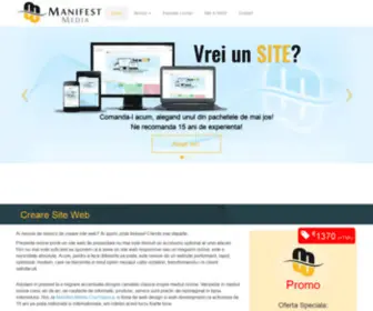 Manifest.ro(Creare Site Web) Screenshot