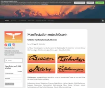 Manifestation-Boost.de(Manifestation beschleunigen & Realität entschlüsseln) Screenshot