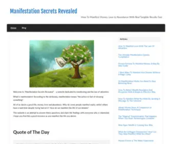 Manifestationsecretsrevealed.com(How To Manifest Money) Screenshot