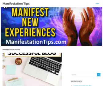 Manifestationtips.com(@howtomakethemoney) Screenshot