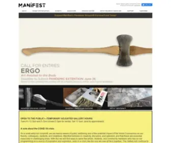 Manifestgallery.org(A Neighborhood Gallery for the World) Screenshot