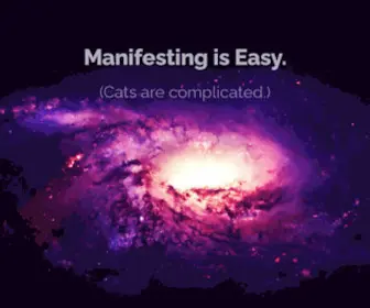 Manifesting.com(Manifesting and the Law of Attraction) Screenshot