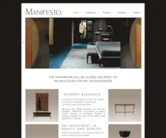 Manifestofurniture.com(Décor) Screenshot