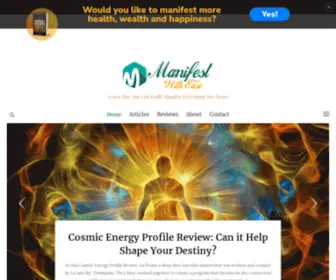 Manifestwithease.com(Law of Attraction Blog & Programs) Screenshot