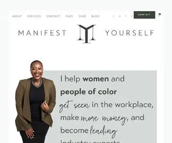 Manifestyourself.com(Leadership Development) Screenshot